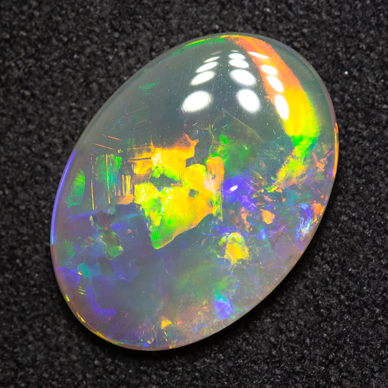 2.91 ct gem crystal opal 14.5x10.4x3mm - Image 3