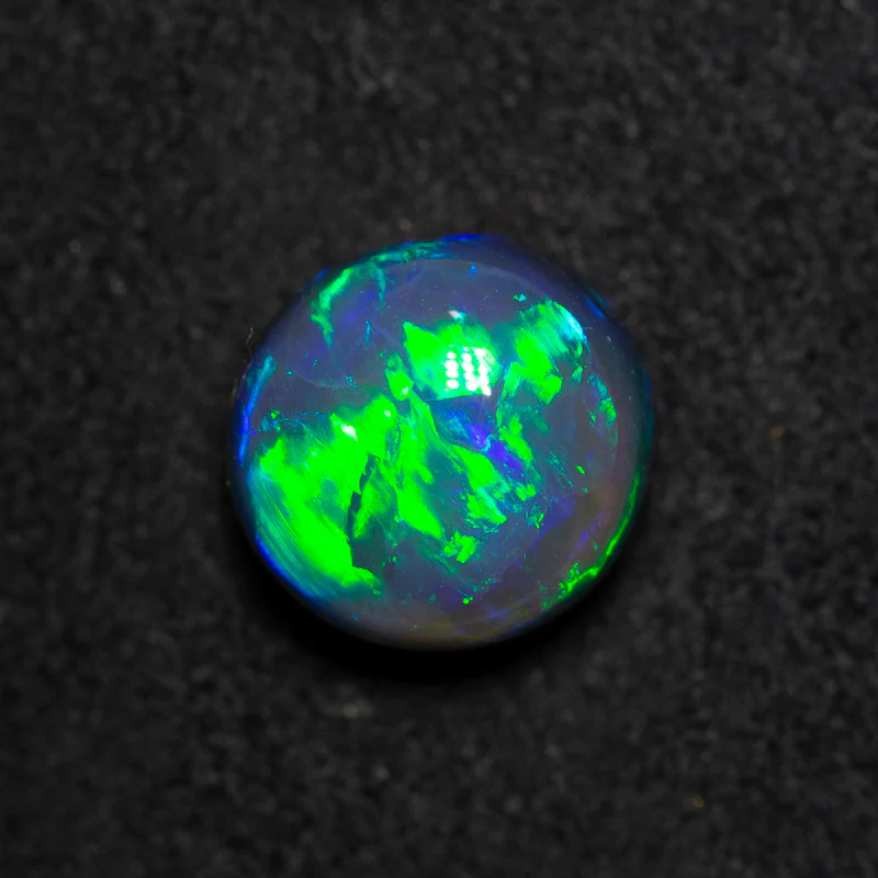 2.92 ct black opal gem 8.7x8.4x6.5mm - Image 2