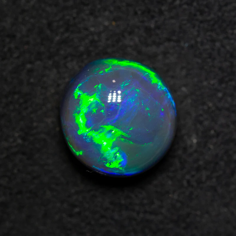 2.92 ct black opal gem 8.7x8.4x6.5mm - Image 3