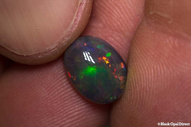 DEPOSIT 2.95 ct black crystal opal 11x8.5x4.5mm - Image 2