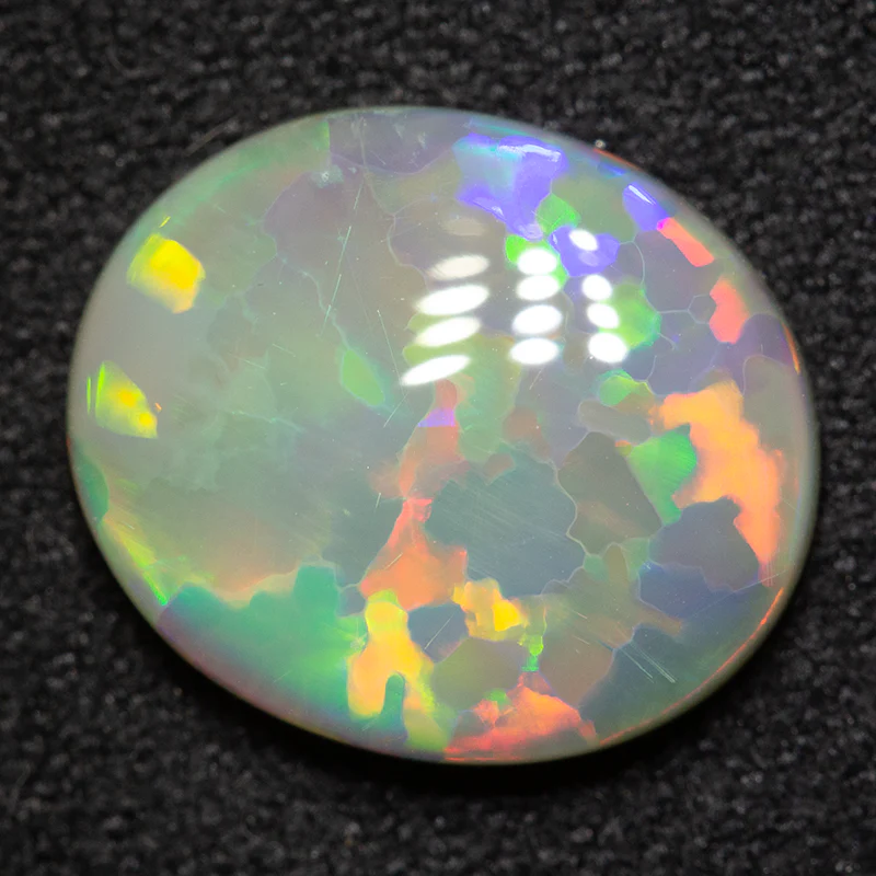 2.96 ct dark opal 12.4x10.5x3.5mm - Image 2