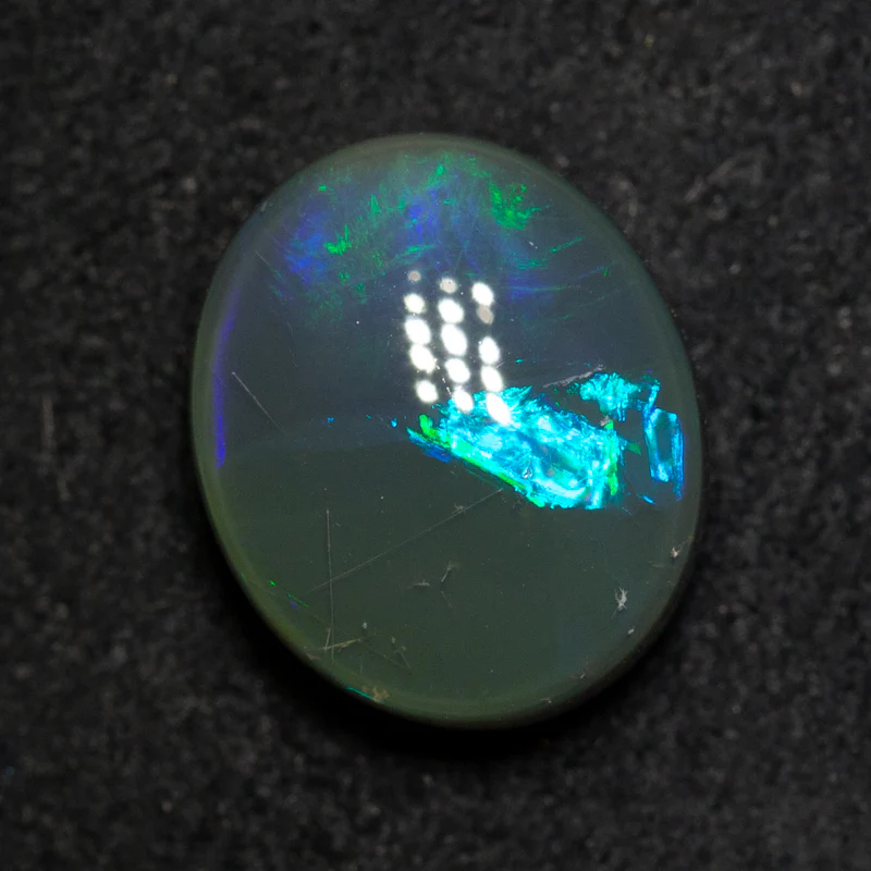 2.97 ct black opal 10.5x8.8x5mm - Image 3
