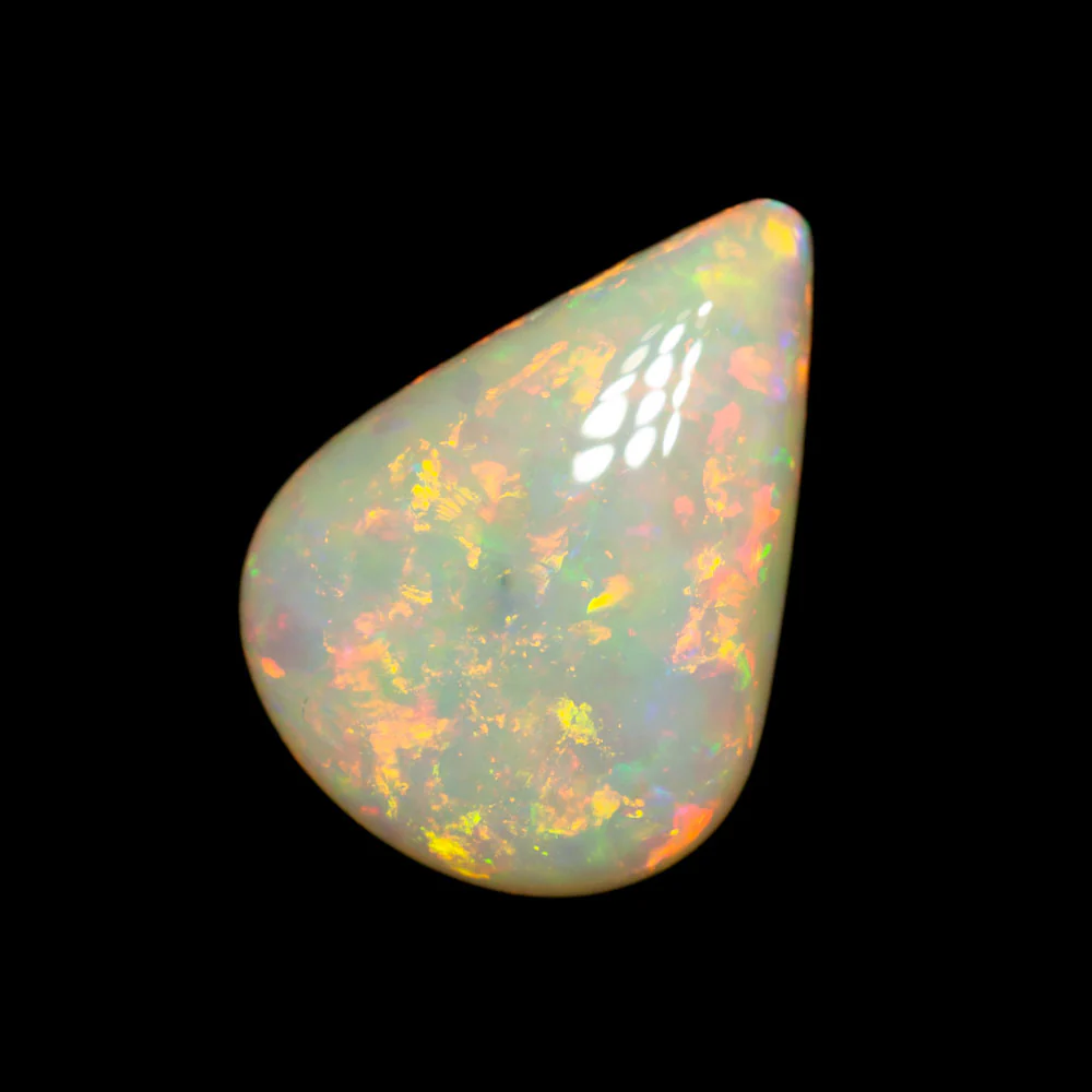 2.99 ct double-sided white opal 12.4x9.1x4.8mm - Image 2