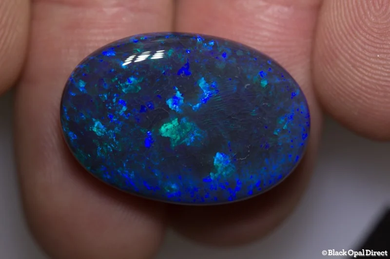 21.77 ct black opal 26x18x7.5mm - Image 3