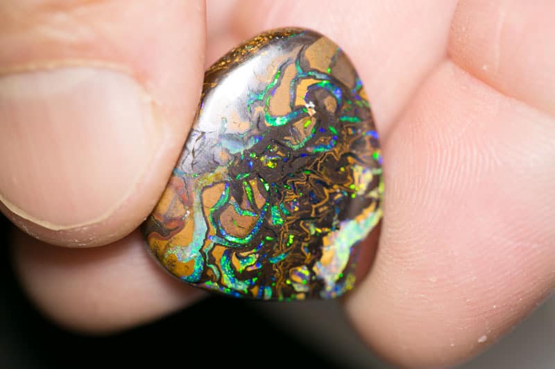 22.22 ct boulder opal 22.5x20x5mm - Image 4