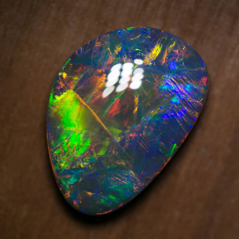 22.05 ct large collectors gem black opal 25x18x8mm - Image 4