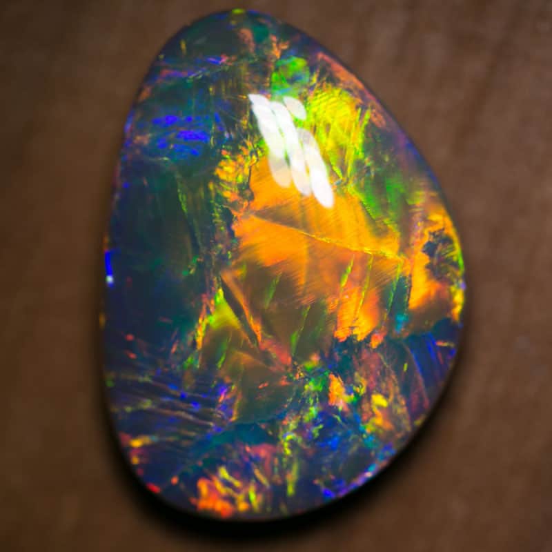 22.05 ct large collectors gem black opal 25x18x8mm - Image 5