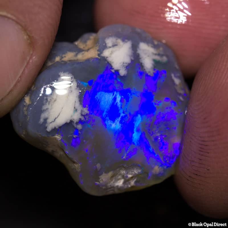 22 ct rough opal piece 22mm across - Image 2