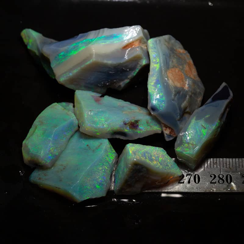 223 ct rough opal parcel 8 pieces - Image 2