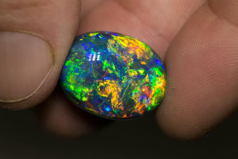 23.90 ct gem black opal huge 21x16x11mm - Image 3