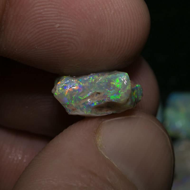 27 ct rough opal parcel 9pc - Image 4