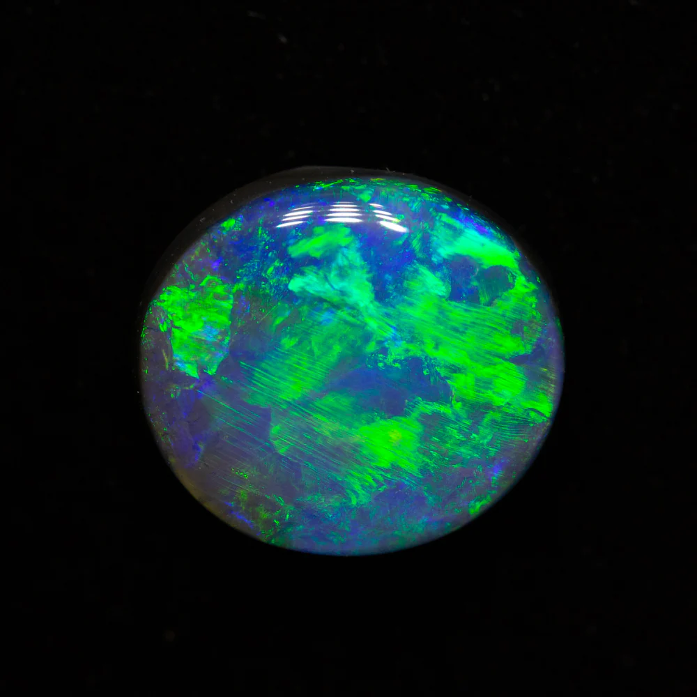 3.00 ct black opal 10.4x9.2x4.6mm - Image 2
