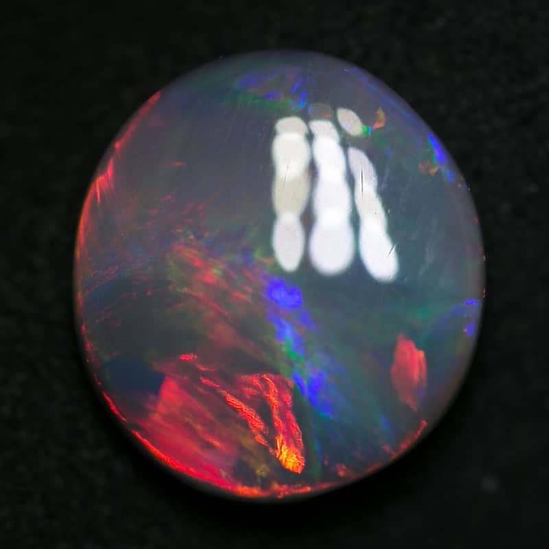 3.00 ct black opal gem 12x11x3.5mm - Image 2