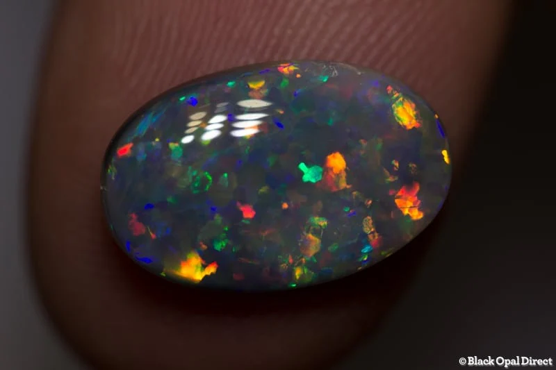 3.00 ct semi black opal 14.5x9.5x3.5mm - Image 2