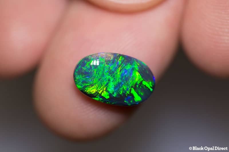 3.01 ct black opal 13x8x4.5mm - Image 2
