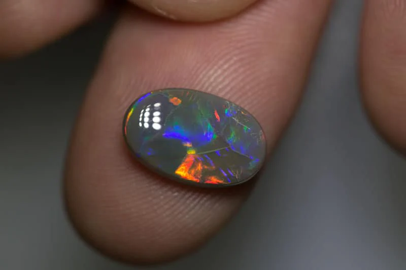 3.01 ct dark opal 13x8x4mm - Image 2
