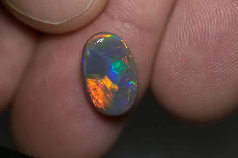 3.01 ct dark opal 13x8x4mm - Image 4