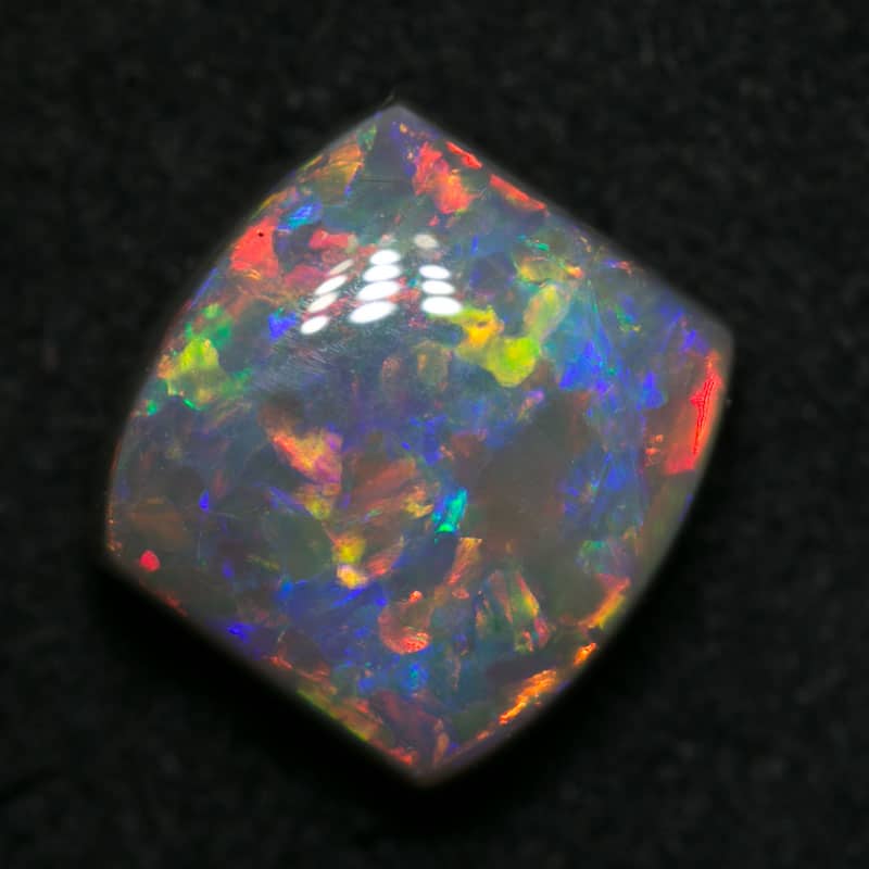3.01 ct gem black opal barrel cut 9x8.8x4.7mm - Image 3