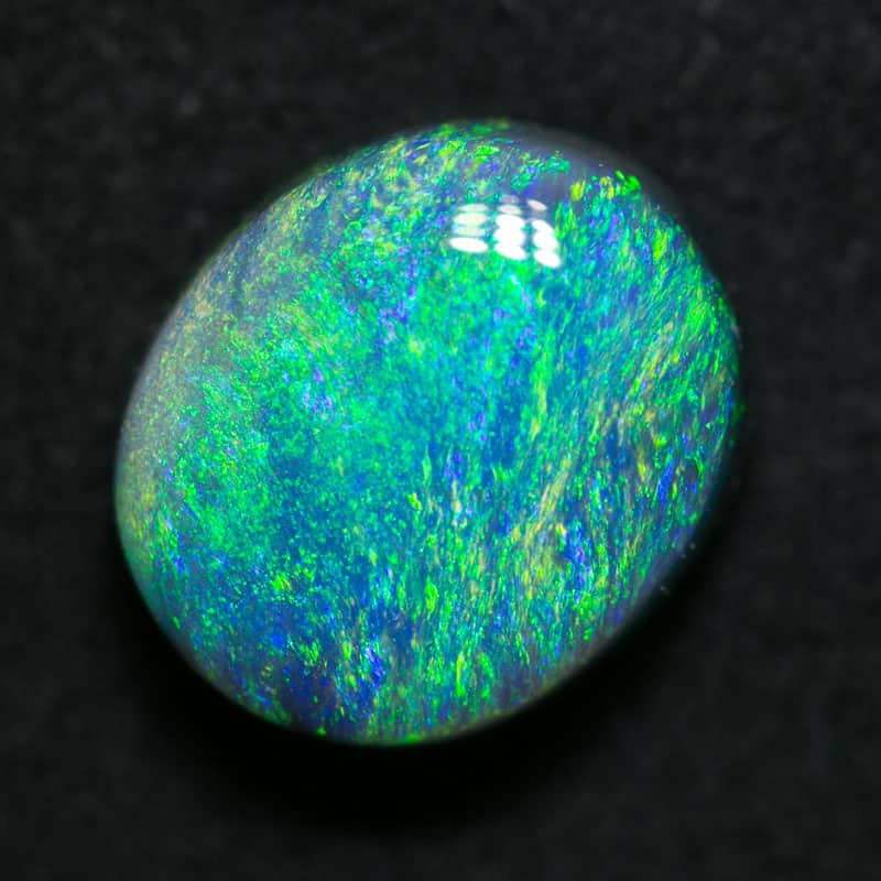 3.02 ct black opal 10x8.5x5mm - Image 2