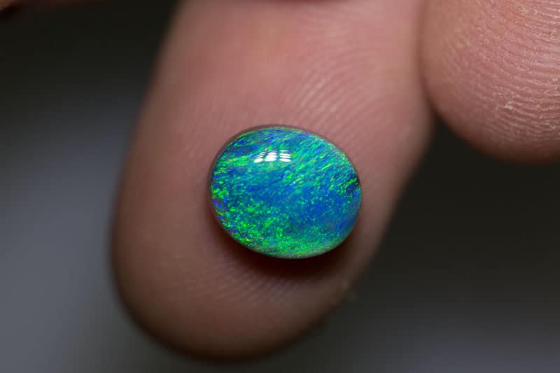 3.02 ct black opal 10x8.5x5mm - Image 3