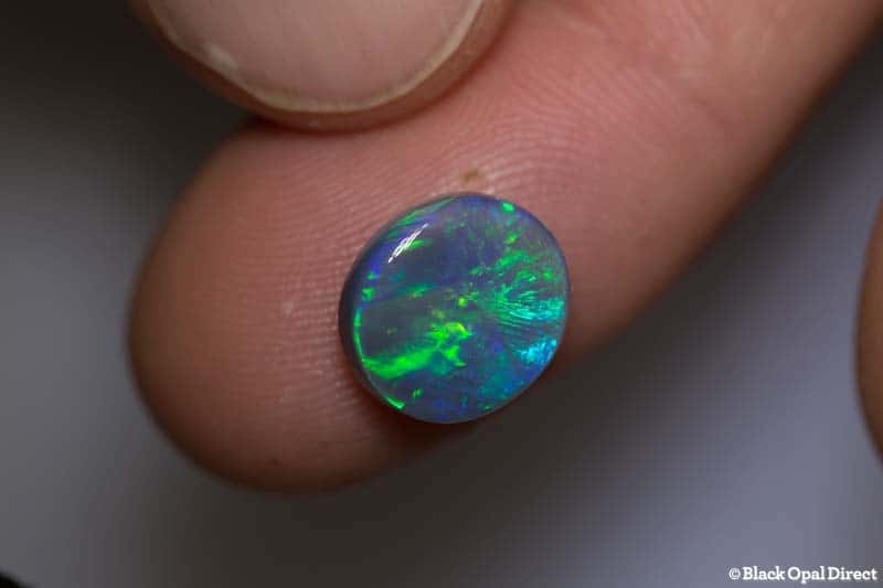 3.02 ct semi black opal 11x10x4mm - Image 2