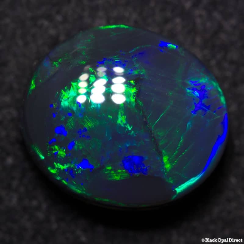 3.03 ct black opal gem 10x9x5mm - Image 4