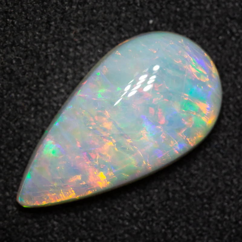 3.08 ct white opal 15.5x8.3x3.8mm - Image 2