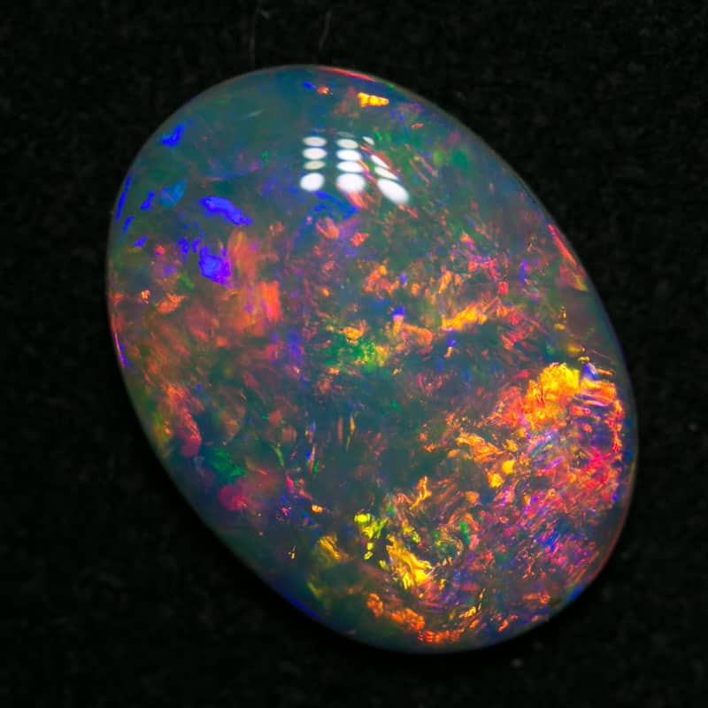 3.09 ct gem double sided crystal opal 14x10x3mm - Image 3