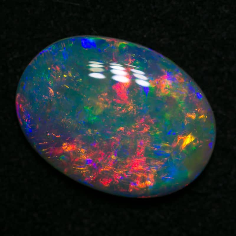 3.09 ct gem double sided crystal opal 14x10x3mm - Image 4