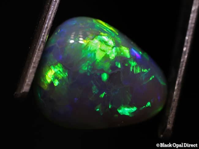 3.10 ct drop shape black opal 11.5x9.5x4.5mm - Image 4
