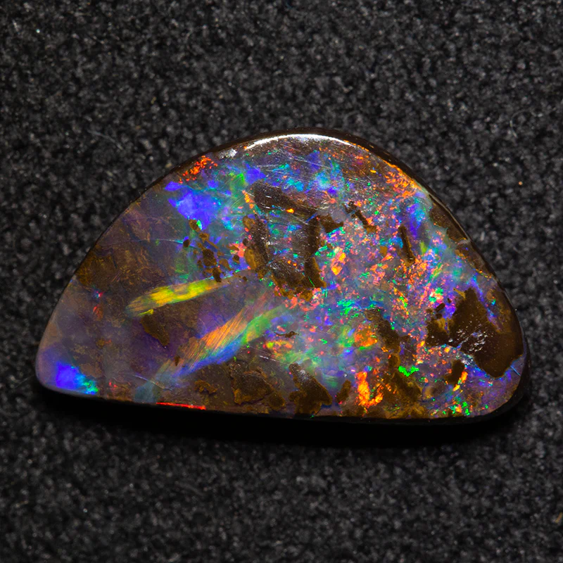 3.11 ct boulder opal 12.6x7.4x3.2mm - Image 4