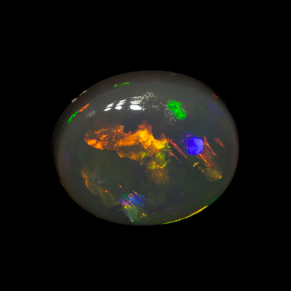 3.12 ct black opal 11.1x8.9x4.5mm - Image 2