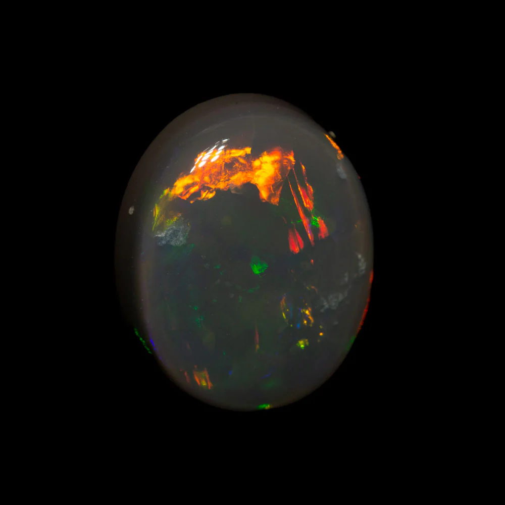 3.12 ct black opal 11.1x8.9x4.5mm - Image 4