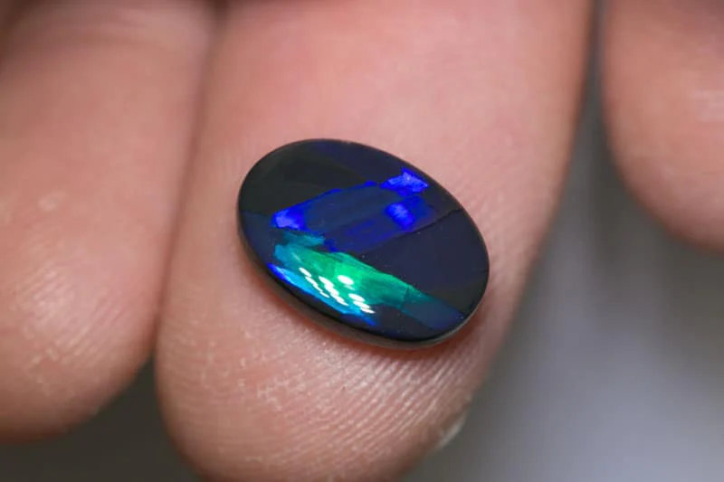 3.14 ct black opal 13x9x3.5mm - Image 2