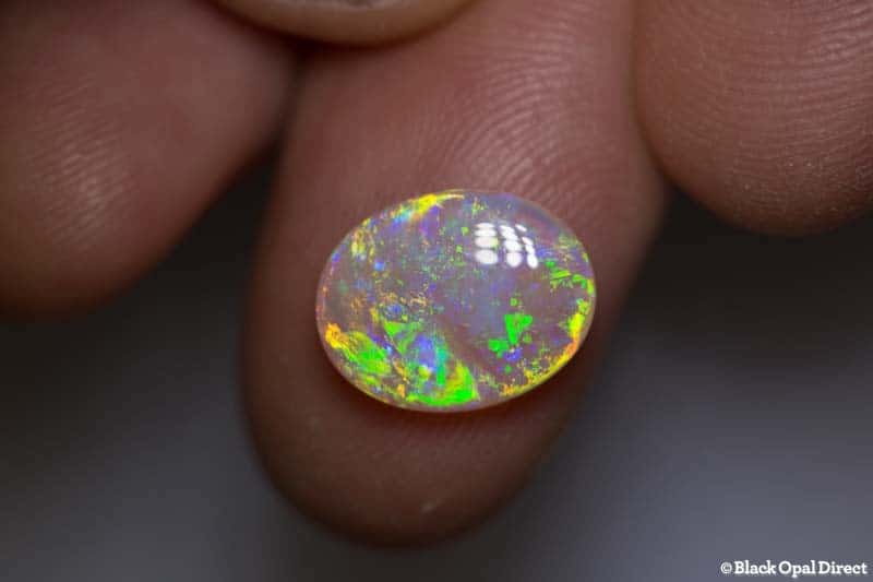 3.16 ct crystal opal 13x10x3mm - Image 2