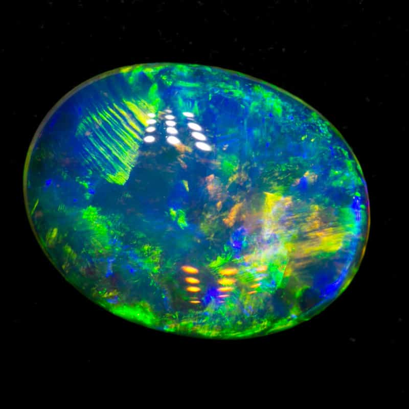 3.16 ct gem double sided crystal opal 12.5x9.5x4mm - Image 4