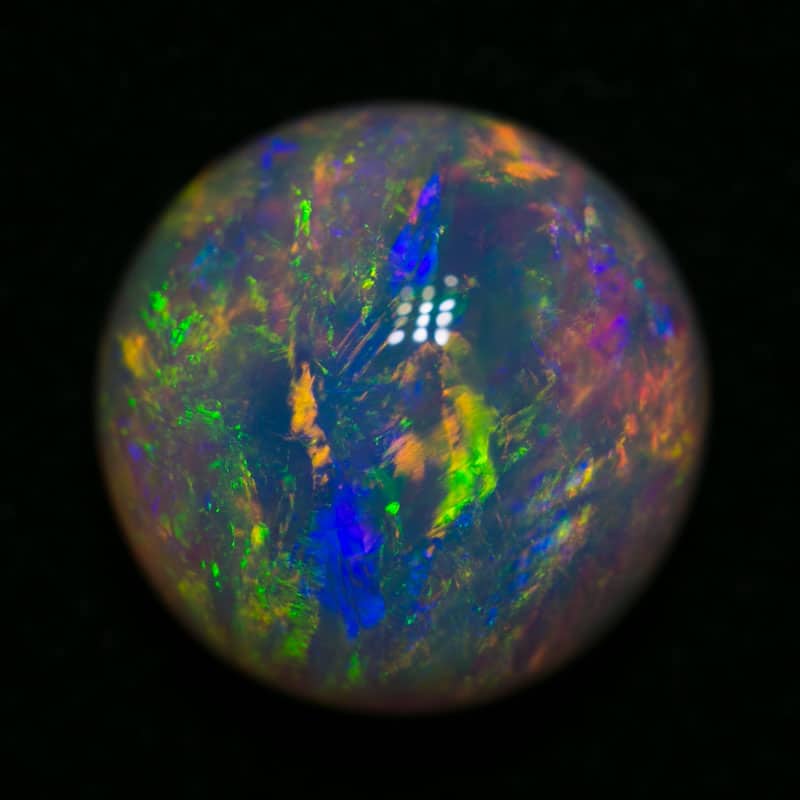 3.20 ct crystal opal 10mm round x 5mm - Image 3