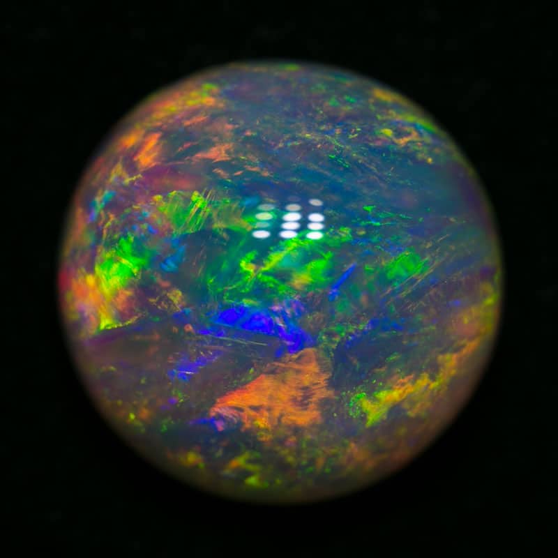 3.20 ct crystal opal 10mm round x 5mm - Image 4