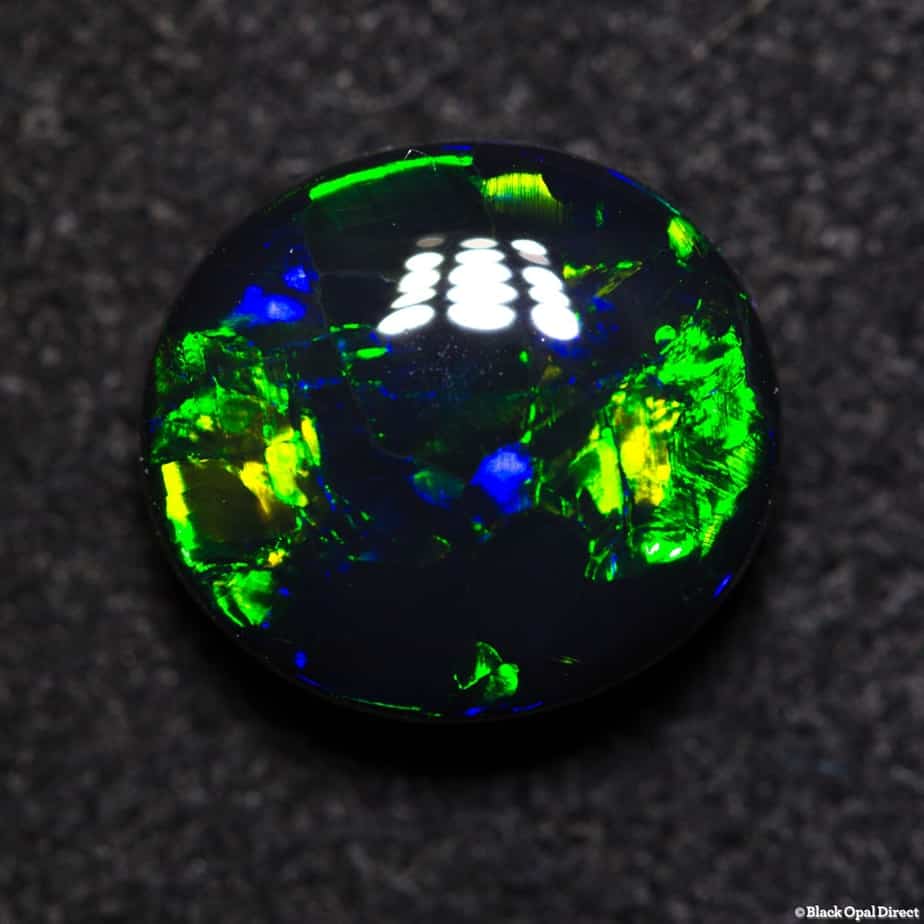 3.20 ct gem black opal 10x9.5x5mm Hidden for Helen Cook - Image 3