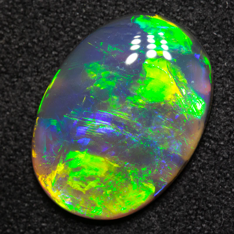 3.21 ct black opal 14.6x10.7x3mm - Image 2