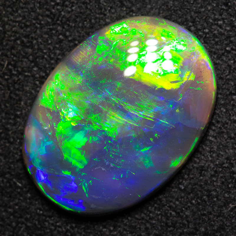 3.21 ct black opal 14.6x10.7x3mm - Image 3