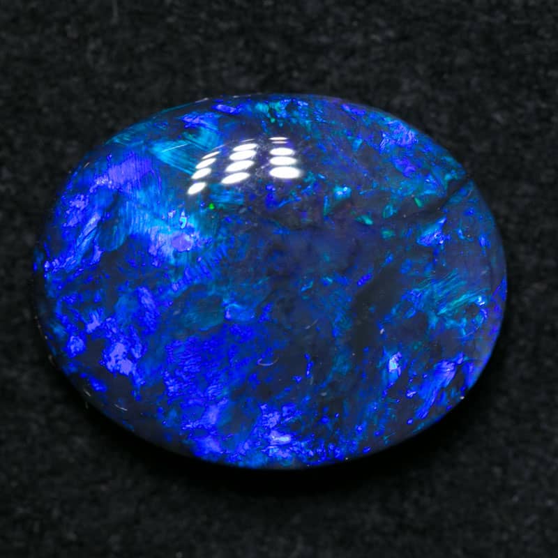 3.22 ct black opal 12x9.5x4.5mm - Image 4