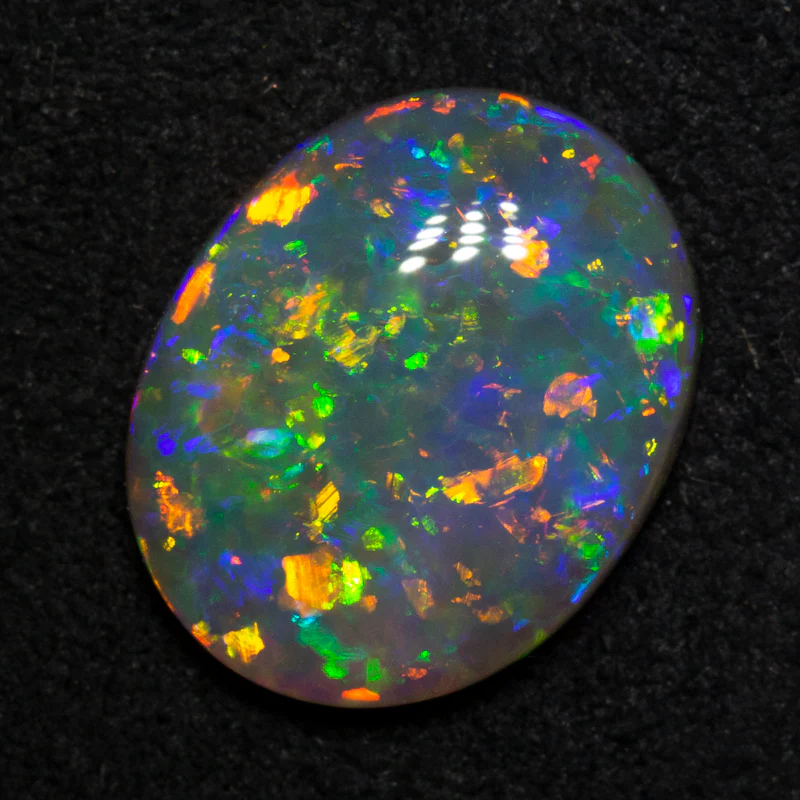 3.24 ct gem crystal opal 13.3x10.7x3.6mm - Image 3
