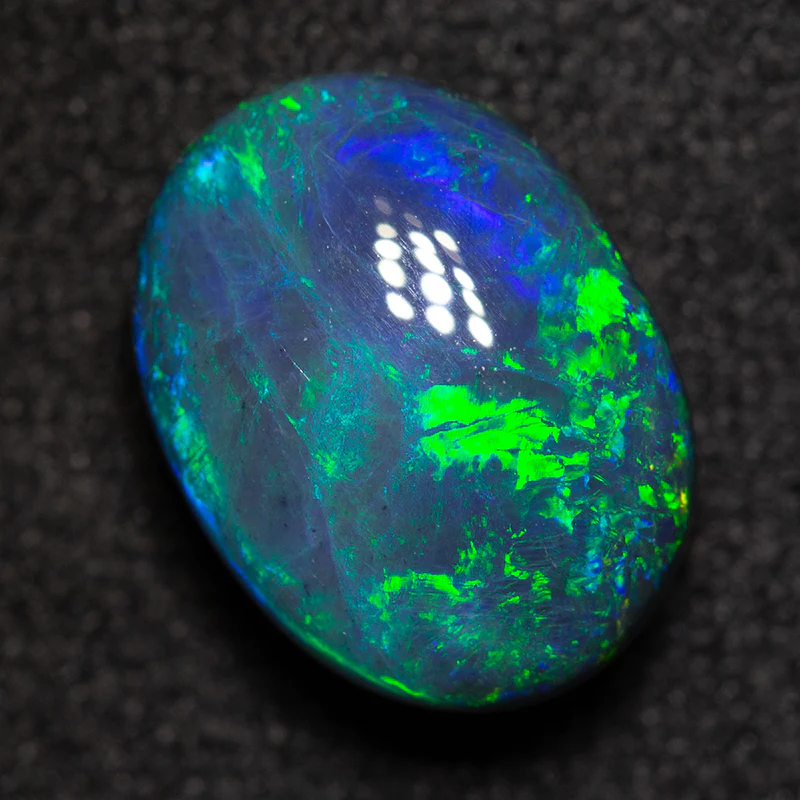 3.25 ct black opal 11x8.3x5mm - Image 3