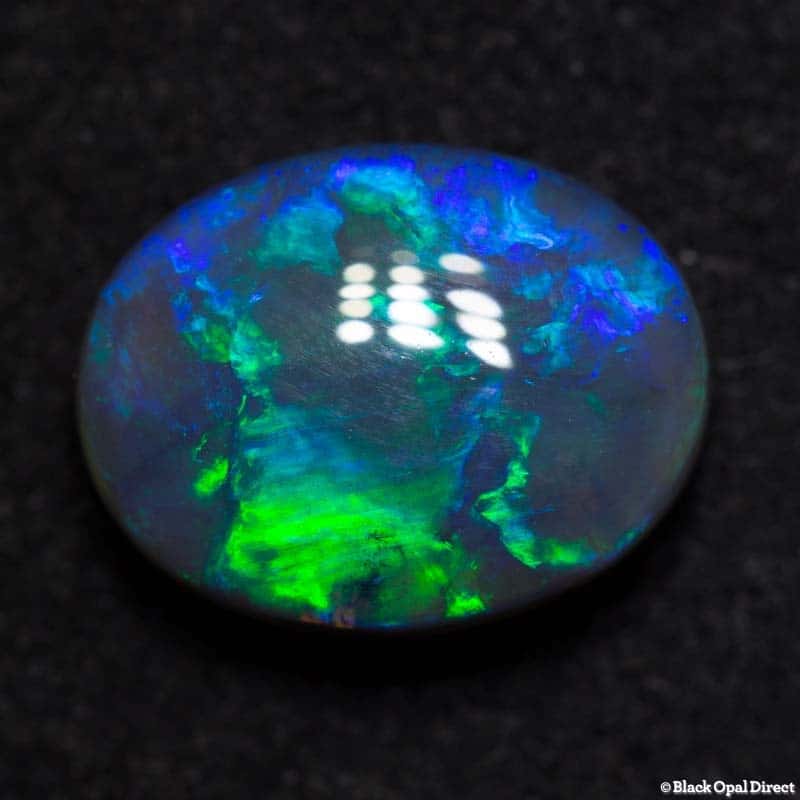 3.25 ct black opal 11x9x5mm - Image 2