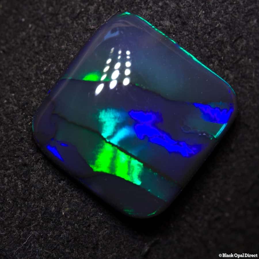 3.25 ct cushion cut black opal 11x11x3mm - Image 7