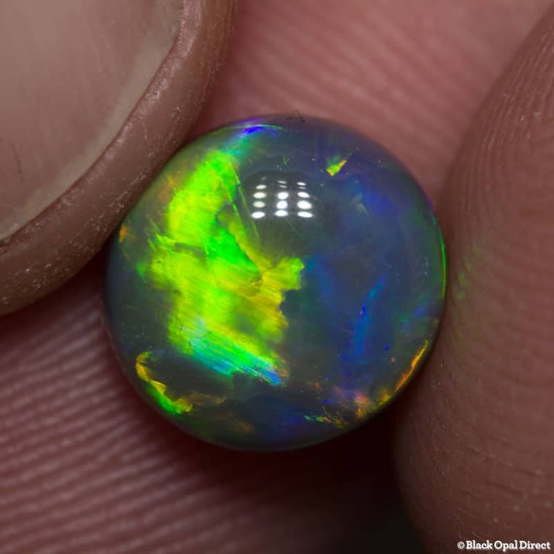 3.25 ct gem black opal 9.5x9x5mm - Image 2
