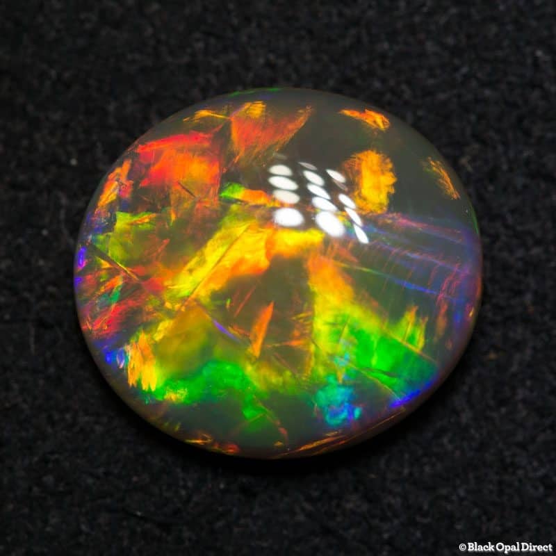 3.25 ct gem double sided crystal opal 12x11x4mm - Image 3