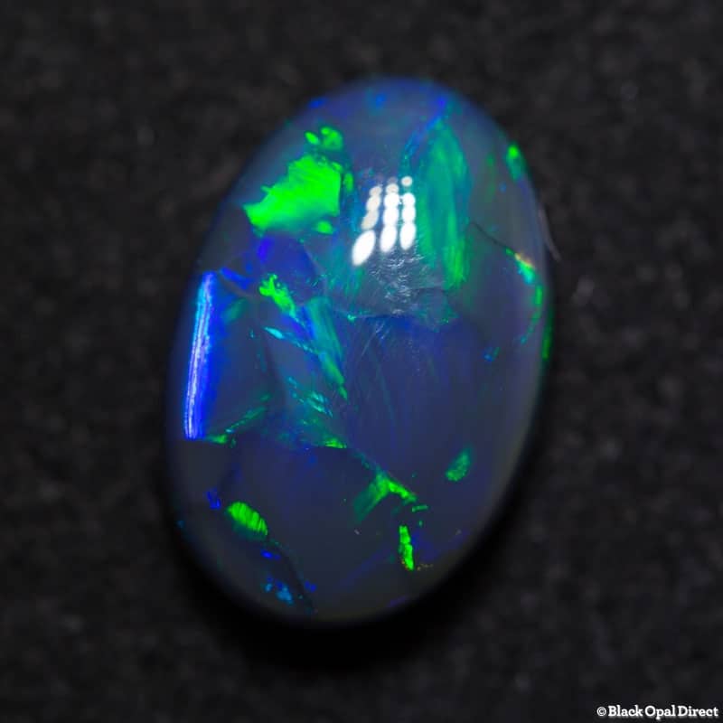 3.26 ct black opal 12x8x5mm - Image 4