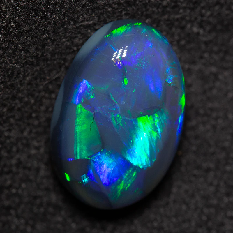 3.26 ct black opal 12x8x5mm - Image 2